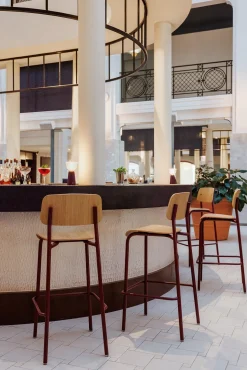CHAISE DE BAR CHÊNE H75