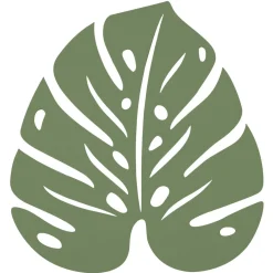 DESSOUS DE PLAT MONSTERA 24 X 22 CM