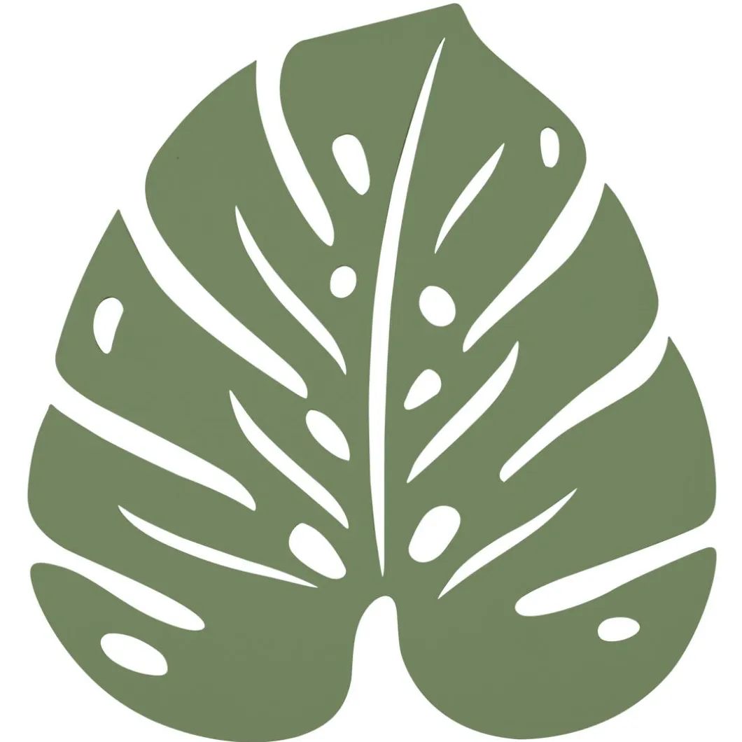 DESSOUS DE PLAT MONSTERA 24 X 22 CM