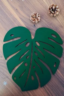 DESSOUS DE PLAT MONSTERA 24 X 22 CM