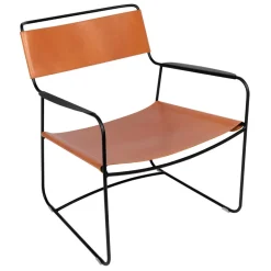 FAUTEUIL BAS CUIR