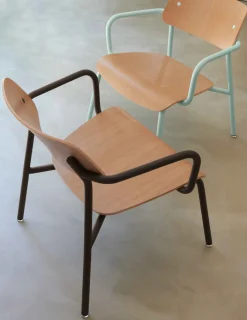 FAUTEUIL LOUNGE CHÊNE