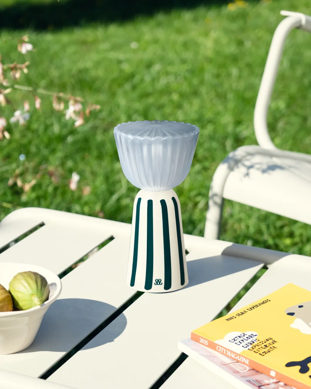 LAMPE H.20 CM MAISON SARAH LAVOINE x FERMOB ECRU