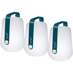 LOT DE 3 LAMPES H.12 CM