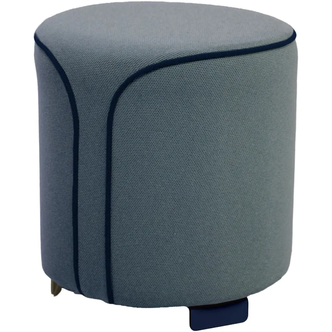 POUF ROND CHINÉ
