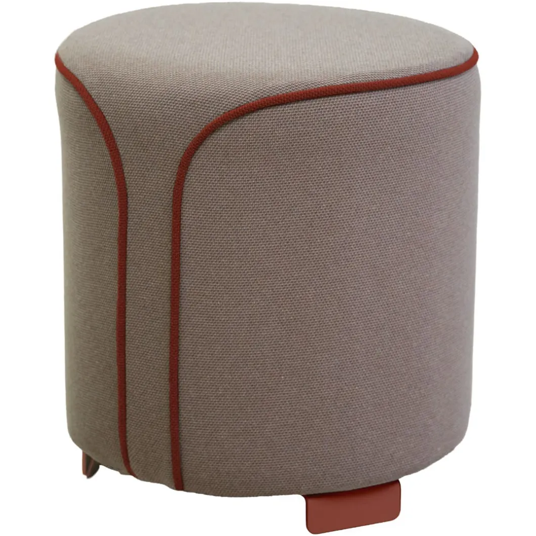 POUF ROND CHINÉ