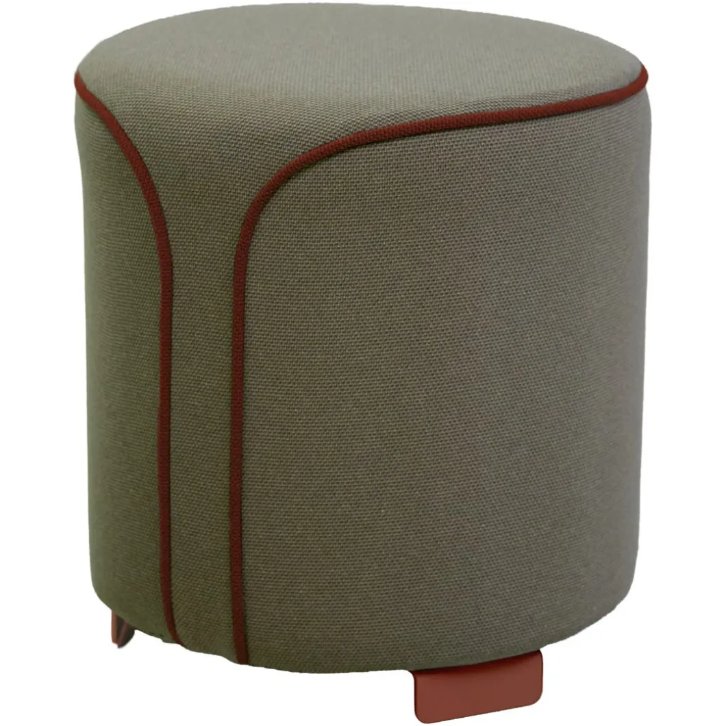 POUF ROND CHINÉ