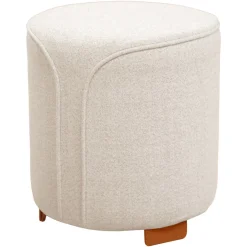POUF ROND MOUCHETÉ