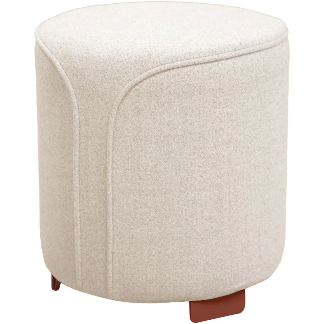 POUF ROND MOUCHETÉ
