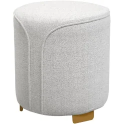 POUF ROND MOUCHETÉ