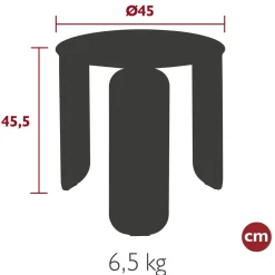 TABLE BASSE Ø 45 CM