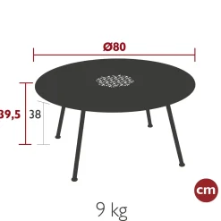 TABLE BASSE Ø 80 CM
