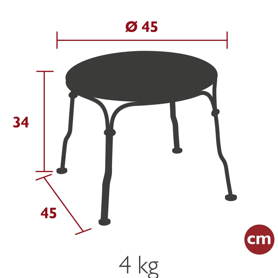 TABLE BASSE Ø 45 CM