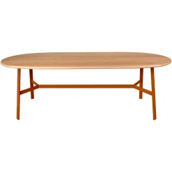 TABLE CHÊNE OVALE 220 X 95 CM