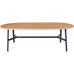 TABLE CHÊNE OVALE 220 X 95 CM