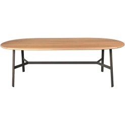 TABLE CHÊNE OVALE 220 X 95 CM