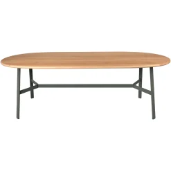 TABLE CHÊNE OVALE 220 X 95 CM