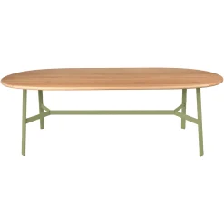 TABLE CHÊNE OVALE 220 X 95 CM