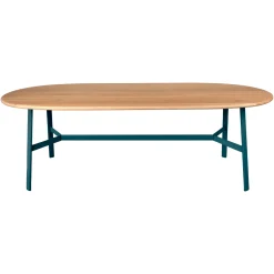 TABLE CHÊNE OVALE 220 X 95 CM