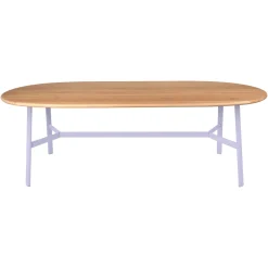 TABLE CHÊNE OVALE 220 X 95 CM