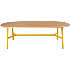 TABLE CHÊNE OVALE 220 X 95 CM