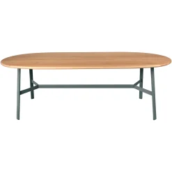 TABLE CHÊNE OVALE 220 X 95 CM