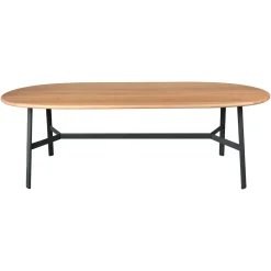 TABLE CHÊNE OVALE 220 X 95 CM