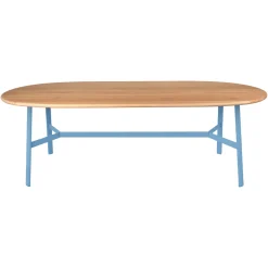 TABLE CHÊNE OVALE 220 X 95 CM