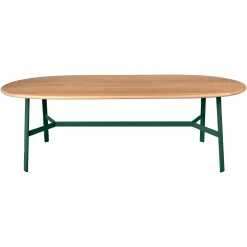TABLE CHÊNE OVALE 220 X 95 CM