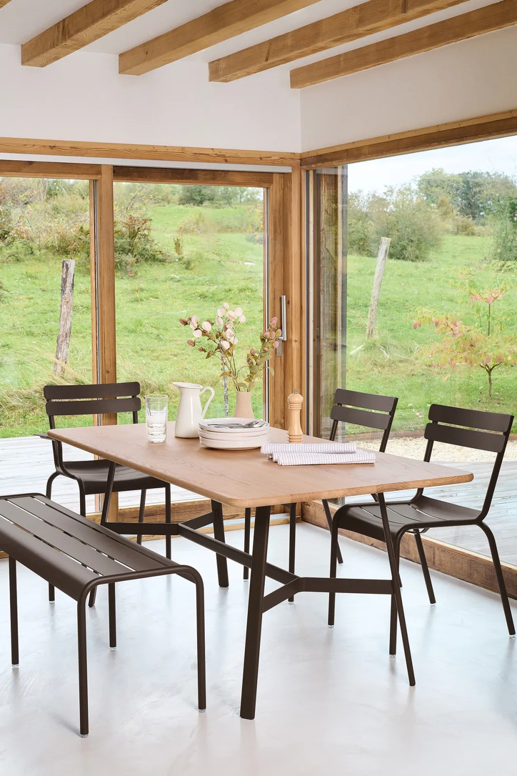 TABLE CHÊNE 180 x 90 CM
