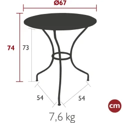 TABLE Ø 67 CM