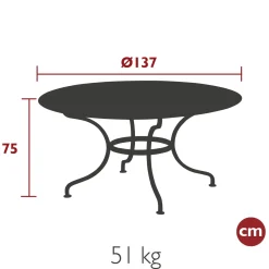 TABLE Ø 137 CM