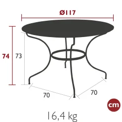 TABLE Ø 117 CM