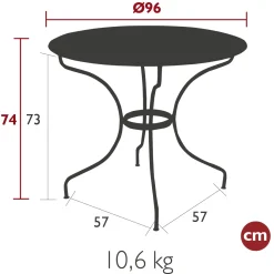 TABLE Ø 96 CM