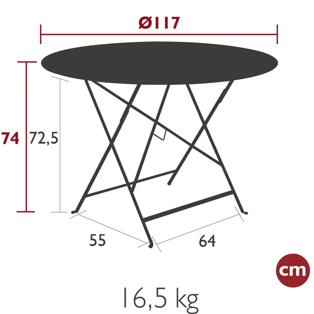 TABLE Ø 117 CM