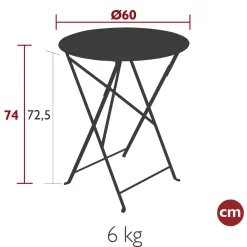 TABLE Ø 60 CM