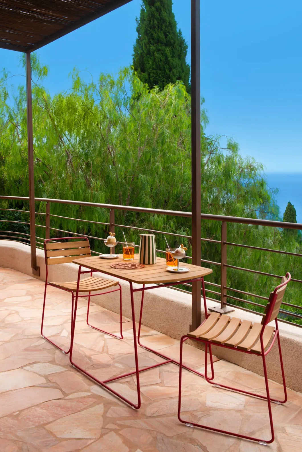 TABLE TECK 90 X 60 CM