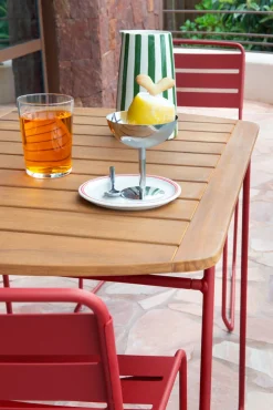 TABLE TECK 90 X 60 CM