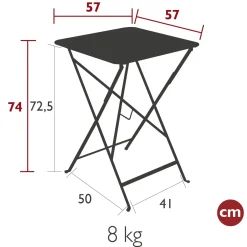 TABLE 57 X 57 CM