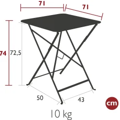 TABLE 71 X 71 CM