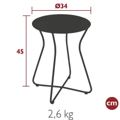 TABOURET H.45 CM