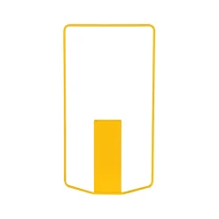 VASE RECTANGULAIRE H 62 CM